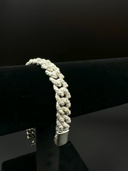 10 mm Rose cuban link bracelet