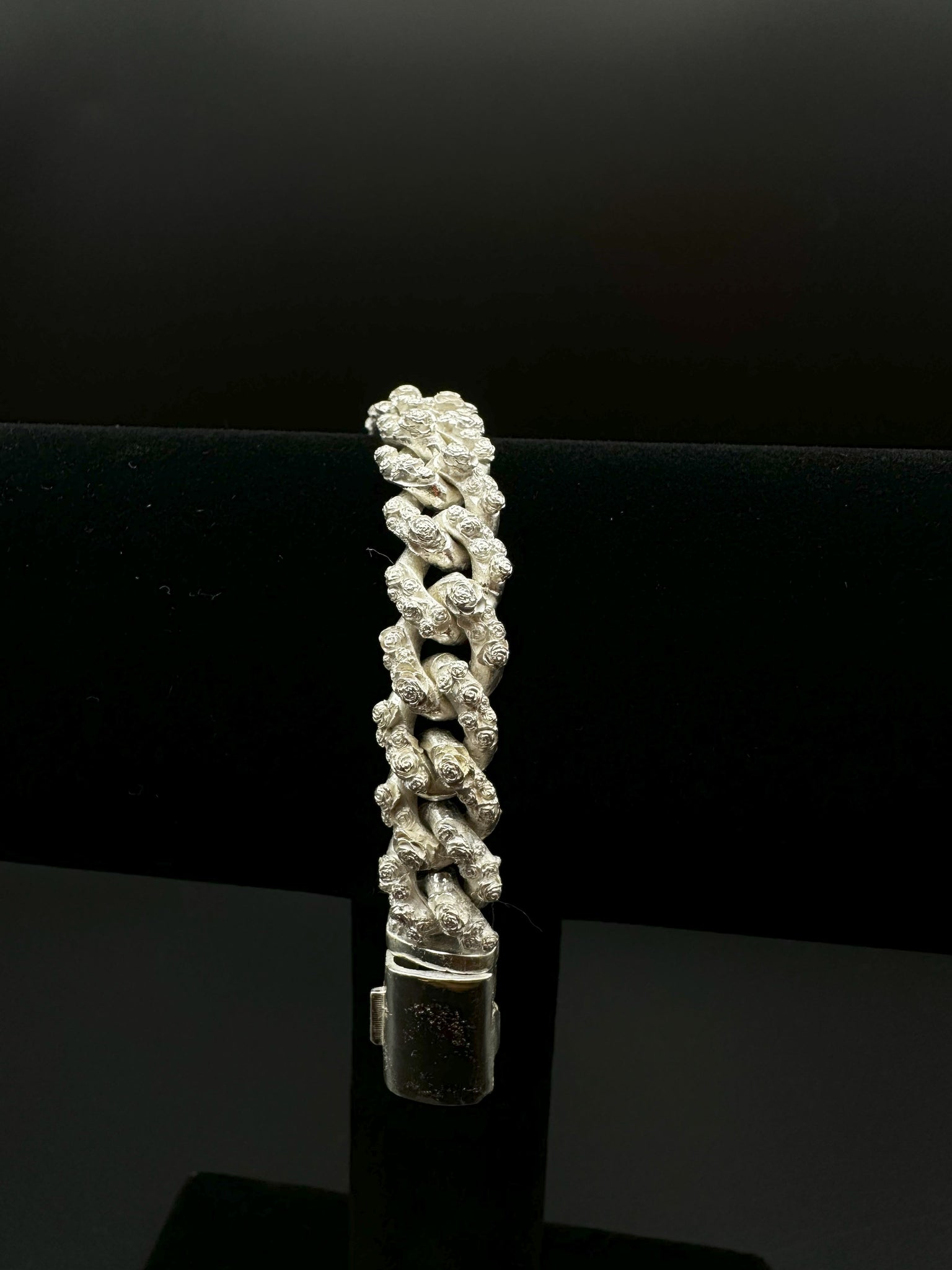 10 mm Rose cuban link bracelet