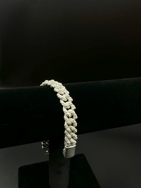 10 mm Rose cuban link bracelet