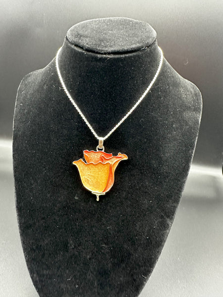 Poppy pendant